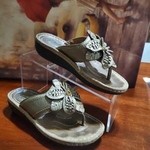 CLARKS Artisan Womens Slides Metallic Bronze Sanda